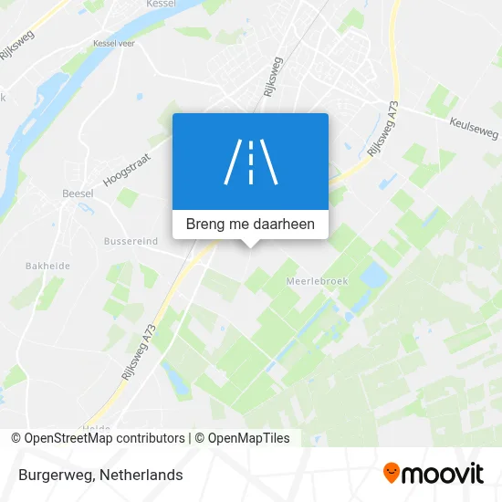 Burgerweg kaart
