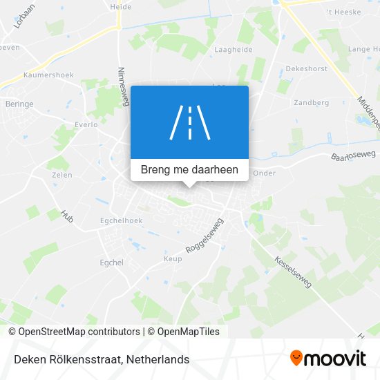 Deken Rölkensstraat kaart