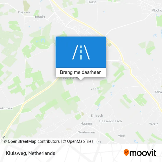 Kluisweg kaart