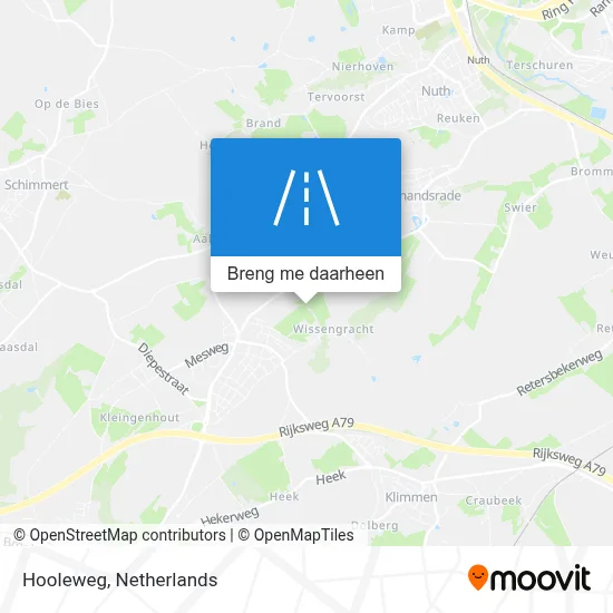 Hooleweg kaart
