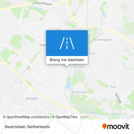 Beatrixlaan kaart