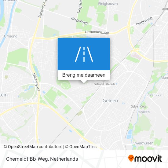 Chemelot Bb-Weg kaart