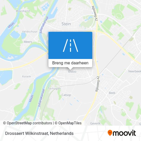 Drossaert Wilkinstraat kaart