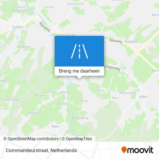 Commandeurstraat kaart