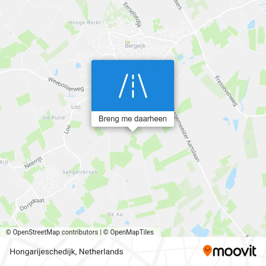 Hongarijeschedijk kaart