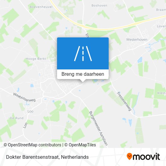 Dokter Barentsenstraat kaart