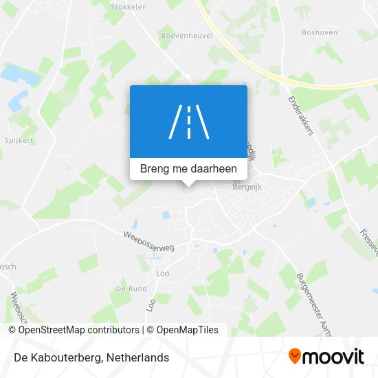De Kabouterberg kaart