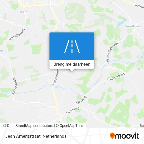 Jean Amentstraat kaart