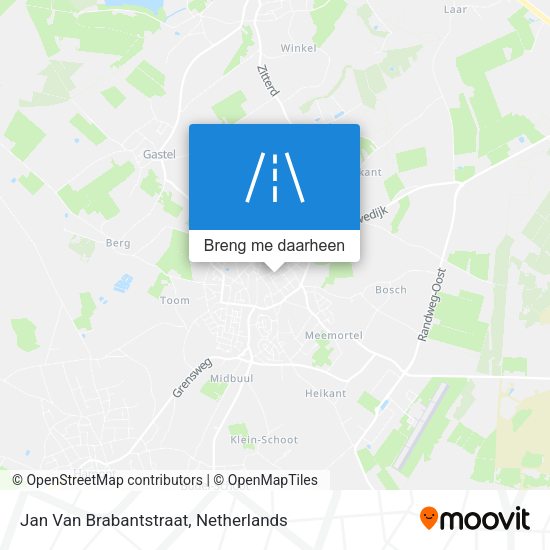 Jan Van Brabantstraat kaart