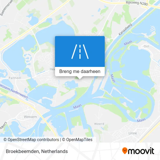Broekbeemden kaart