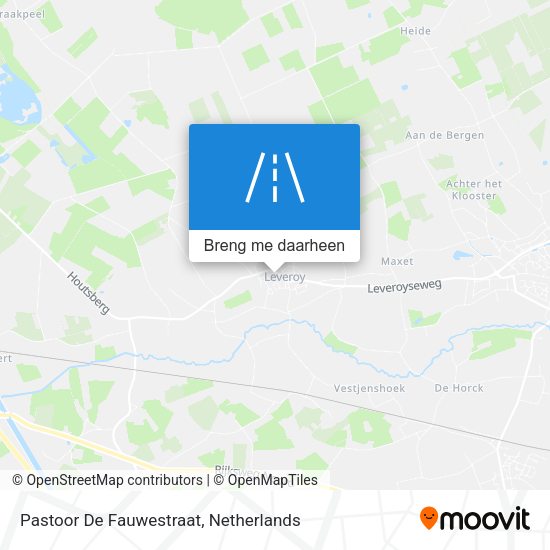 Pastoor De Fauwestraat kaart
