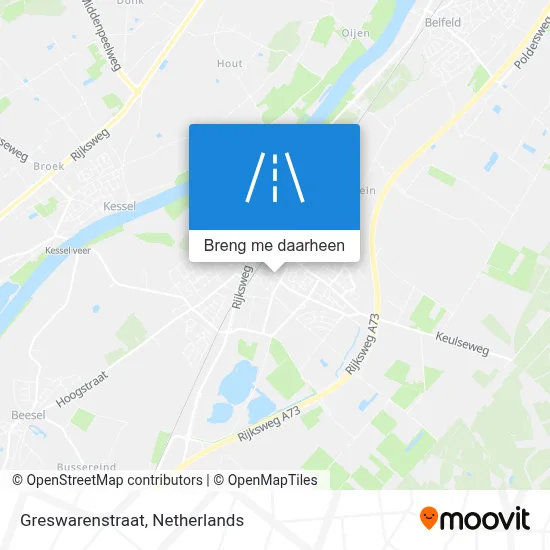 Greswarenstraat kaart