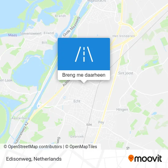 Edisonweg kaart