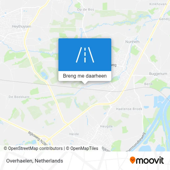Overhaelen kaart