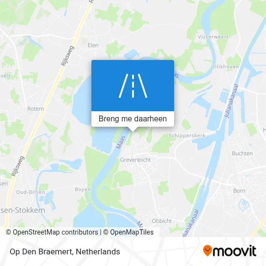 Op Den Braemert kaart