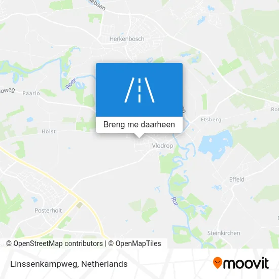Linssenkampweg kaart
