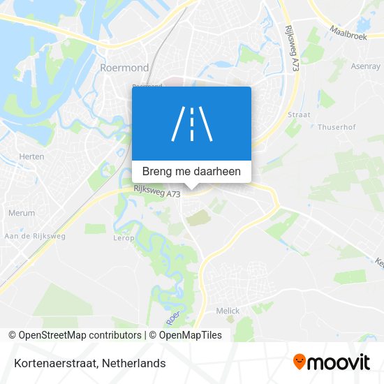 Kortenaerstraat kaart