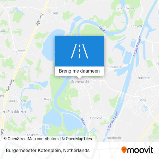 Burgemeester Kotenplein kaart