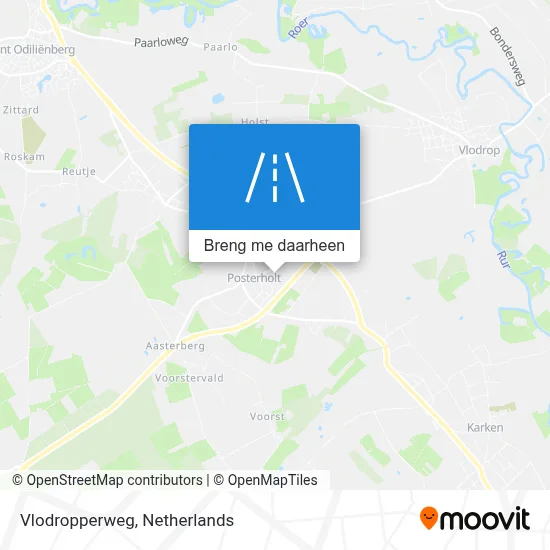 Vlodropperweg kaart