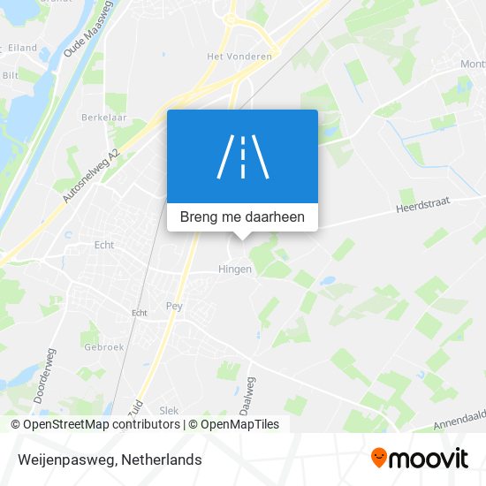 Weijenpasweg kaart