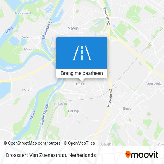 Drossaert Van Zuenestraat kaart