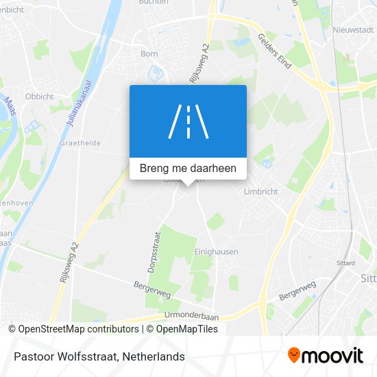 Pastoor Wolfsstraat kaart