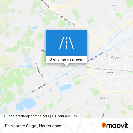 De Voorste Singel kaart