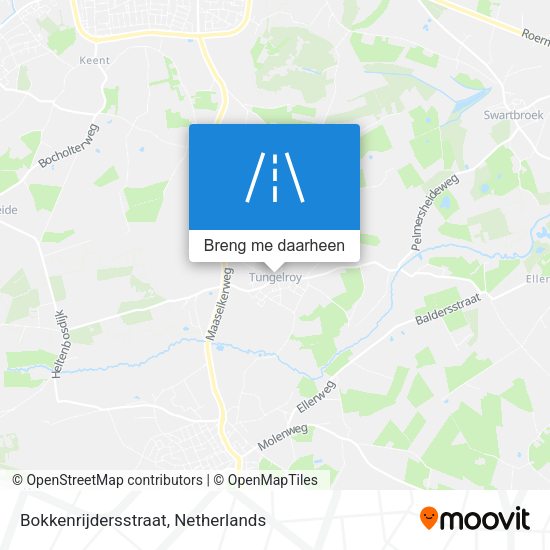 Bokkenrijdersstraat kaart