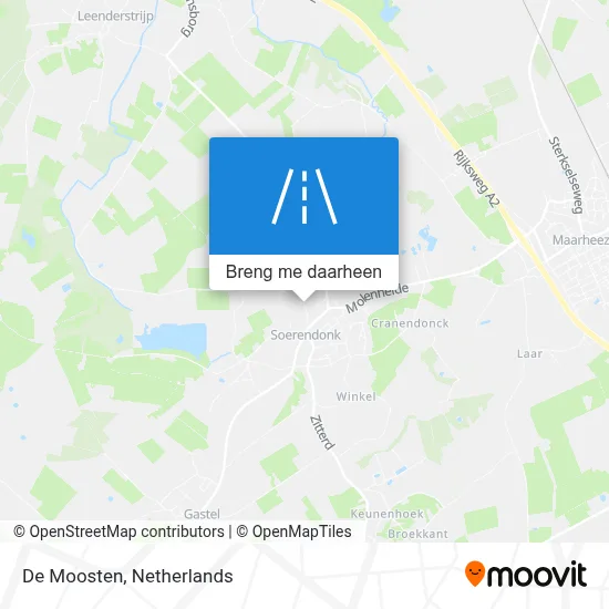 De Moosten kaart