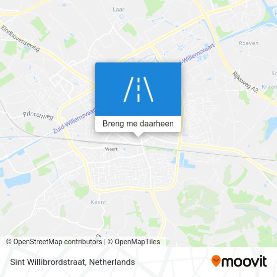 Sint Willibrordstraat kaart