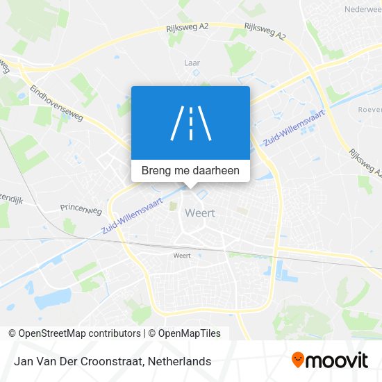 Jan Van Der Croonstraat kaart