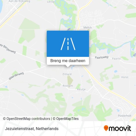 Jezuïetenstraat kaart