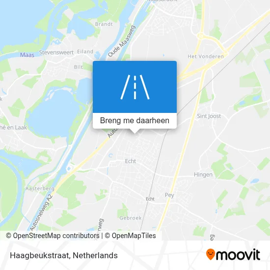 Haagbeukstraat kaart