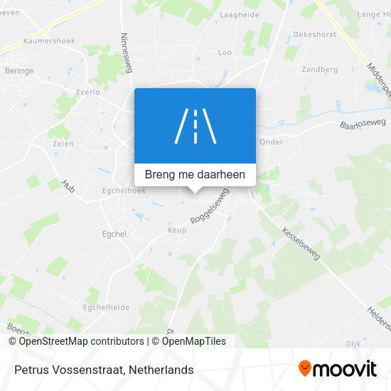 Petrus Vossenstraat kaart