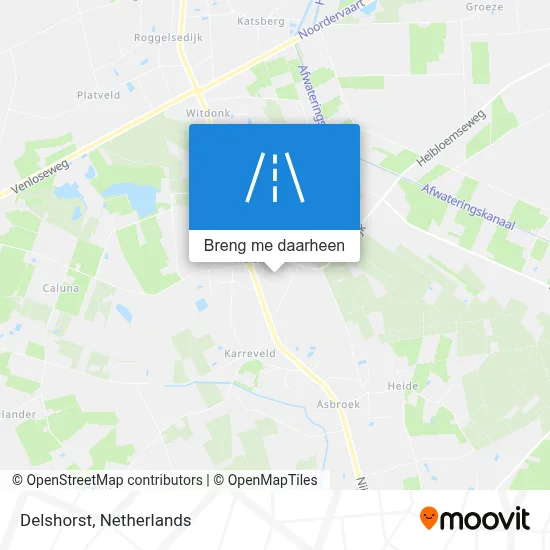 Delshorst kaart