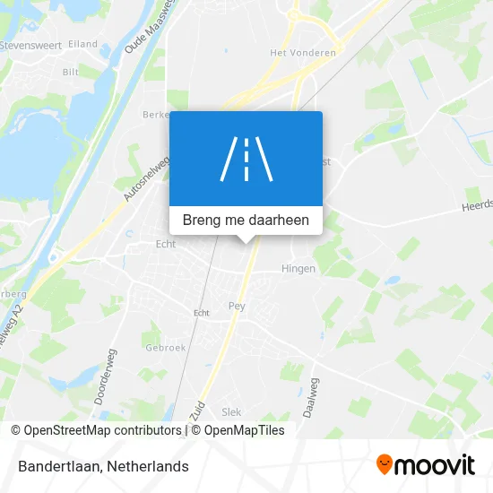 Bandertlaan kaart