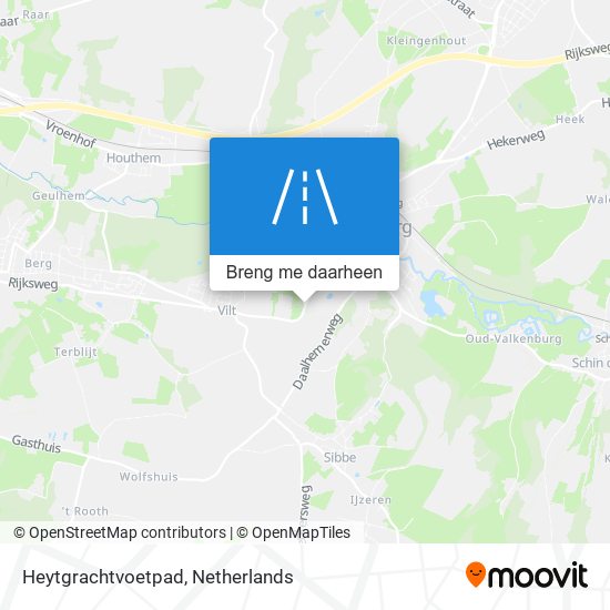 Heytgrachtvoetpad kaart