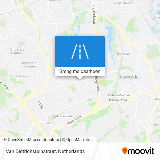 Van Dietrichsteinstraat kaart