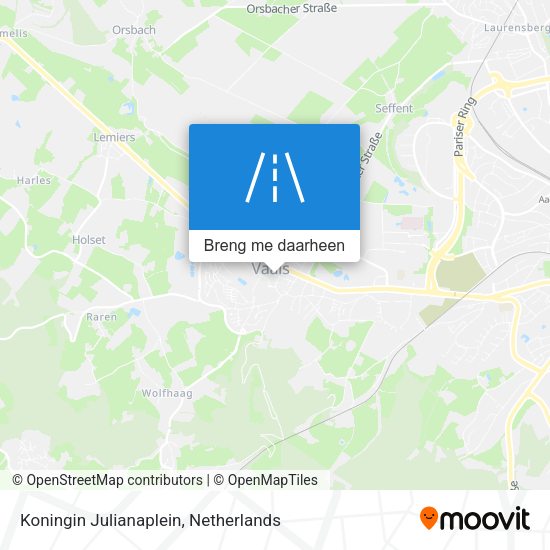 Koningin Julianaplein kaart
