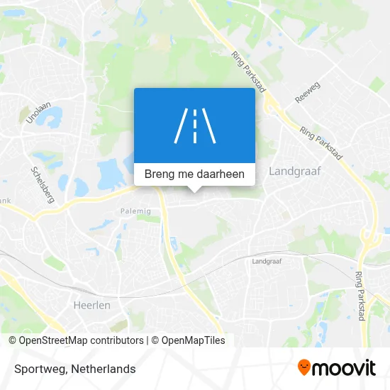 Sportweg kaart