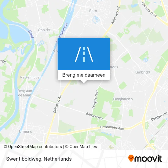 Swentiboldweg kaart