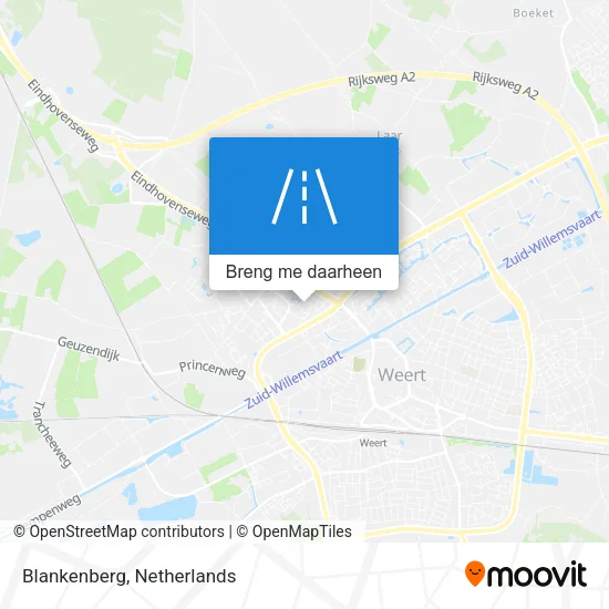 Blankenberg kaart