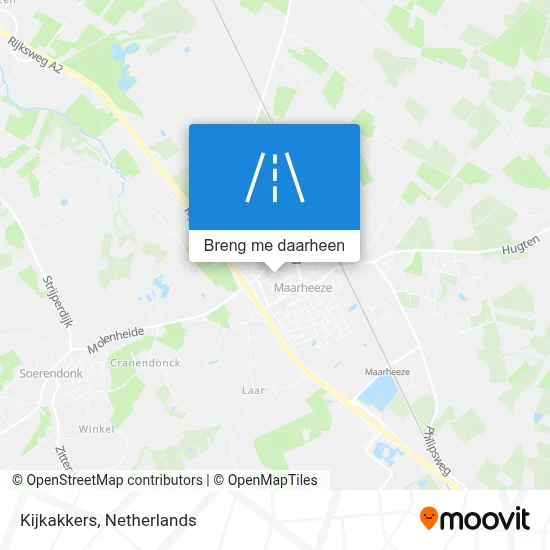 Kijkakkers kaart