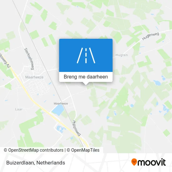 Buizerdlaan kaart
