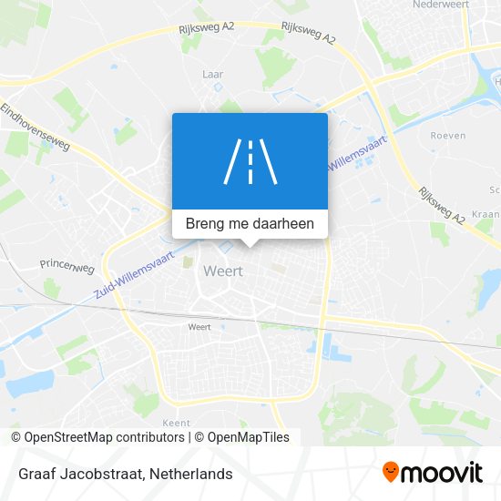 Graaf Jacobstraat kaart