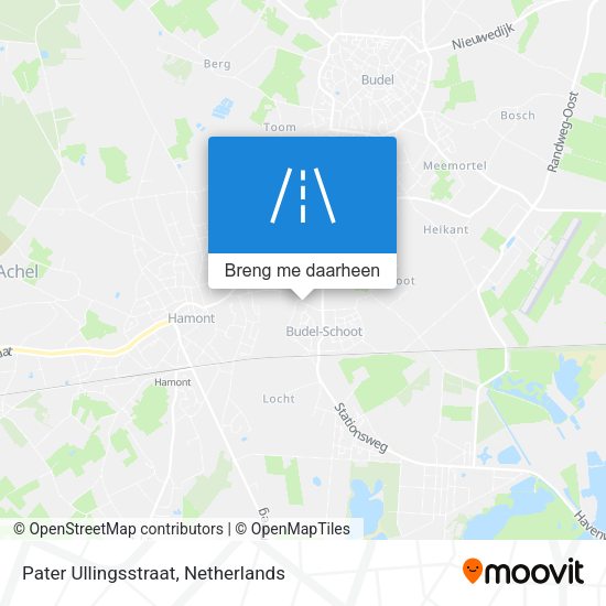 Pater Ullingsstraat kaart