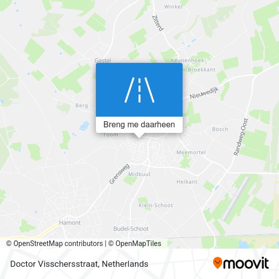 Doctor Visschersstraat kaart