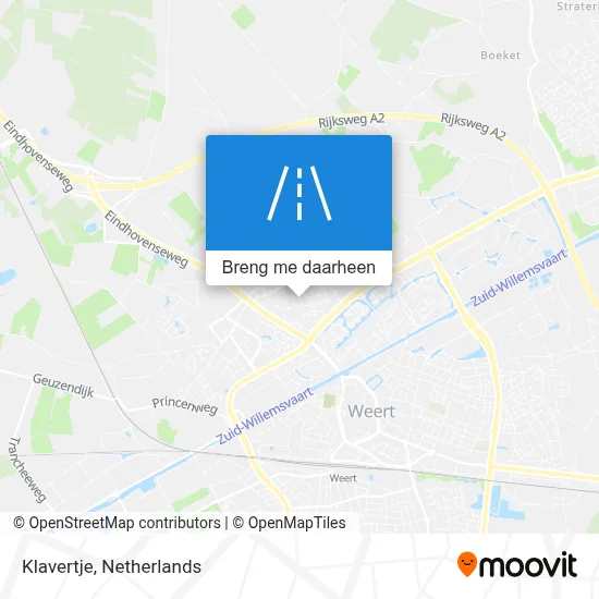 Klavertje kaart