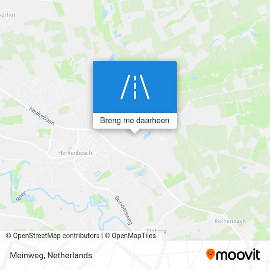 Meinweg kaart