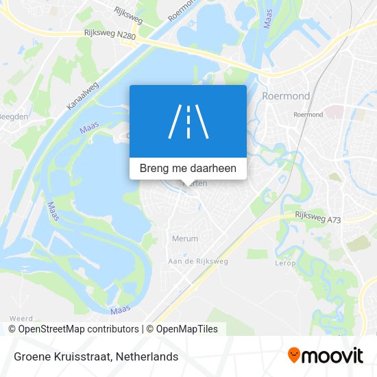 Groene Kruisstraat kaart
